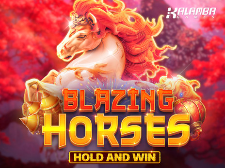 Blazing Horses Hold and Win играть слот бесплатно